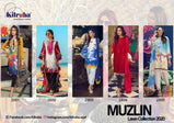 Kilruba Muzlin Lawn Collection 2020 Pakistani Style Dress Material Catalog