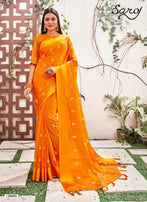 Saroj Natkhat Fancy Chiffon Saree Catalog Collection