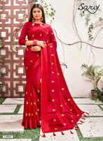 Saroj Natkhat Fancy Chiffon Saree Catalog Collection