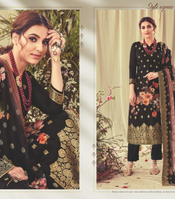 Kala Jacquard Vol-7 Banarasi Jacquard Digital Print Salwar Suit Catalog