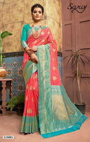 Saroj Fulmala Lichi Silk Saree with Rich Pallu Catalog