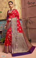 Saroj Fulmala Lichi Silk Saree with Rich Pallu Catalog