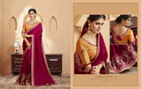 Kessi Foram Liva Satin Georgette Fancy Saree Catalog
