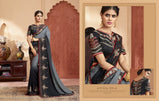 Kessi Foram Liva Satin Georgette Fancy Saree Catalog