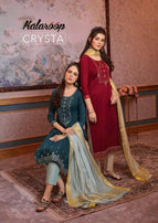 Kessi Kajree Kalarrop Crysta Readymade Salwar Kameez Catalog