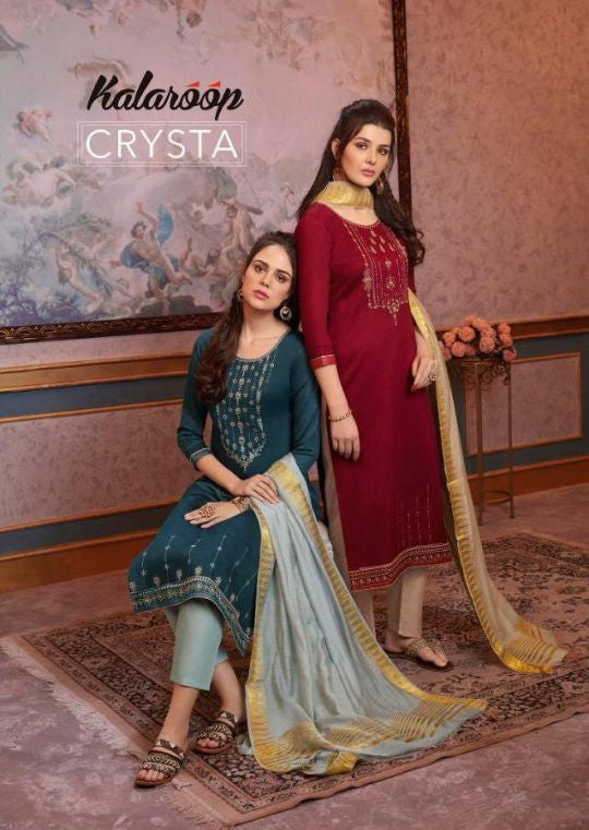 Kessi Kajree Kalarrop Crysta Readymade Salwar Kameez Catalog