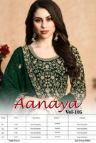 Twisha Aanaya Vol-105 Designer Salwar Suit Catalog