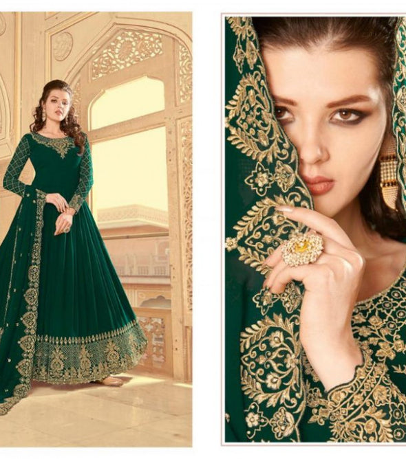 Rama Fashion Raazi Zarkan 30025 to 30032 Series Faux Georgette Suits Catalog