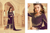 Rama Fashion Raazi Zarkan 30025 to 30032 Series Faux Georgette Suits Catalog