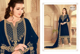 Rama Fashion Raazi Zarkan 30025 to 30032 Series Faux Georgette Suits Catalog