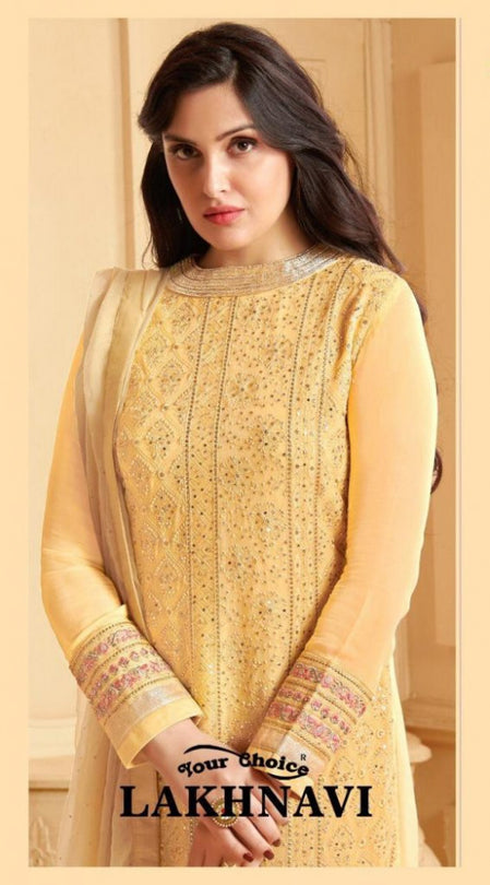 Your Choice Lakhnavi Straight Salwar Kameez Catalog