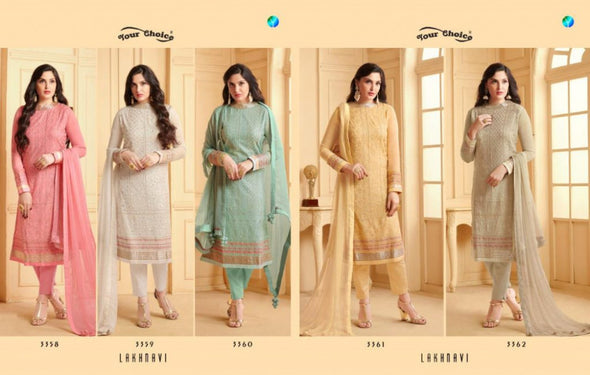 Your Choice Lakhnavi Straight Salwar Kameez Catalog