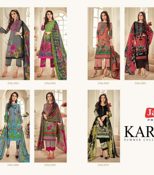 Jash Cotton Kareena Vol-3 Summer Collection Salwar Suits Catalog
