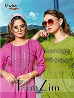 Manas Rim Zim Western Tops Catalog Collection