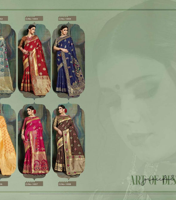 YNF Shreenika Banarasi Art Silk Saree Catalog Collection