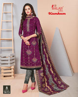 Balaji Cotton Kumkum Vol-22 Cotton Readymade Salwar Suit Catalog