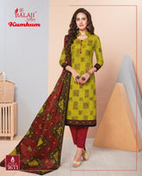 Balaji Cotton Kumkum Vol-22 Cotton Readymade Salwar Suit Catalog