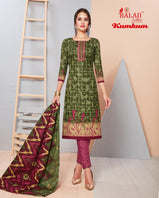 Balaji Cotton Kumkum Vol-22 Cotton Readymade Salwar Suit Catalog