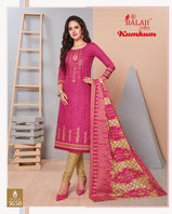 Balaji Cotton Kumkum Vol-22 Cotton Readymade Salwar Suit Catalog