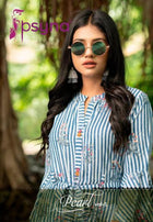 Psyna Pearl 5 Rayon Print Long Gown Type Kurtis Catalog Collection