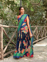 Shangrila Kadambari Linen 4 Digital Printed Saree Catalog Collection