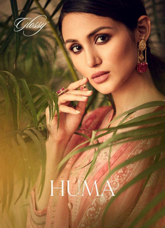 Glossy Huma 81-88 Series Georgette Sequence Work Plazzo Style Suits Catalog Collection
