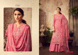 Glossy Huma 81-88 Series Georgette Sequence Work Plazzo Style Suits Catalog Collection