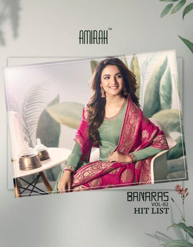 Amirah Banaras Vol-2 Hit List Plazzo Salwar Kameez Catalog Collection