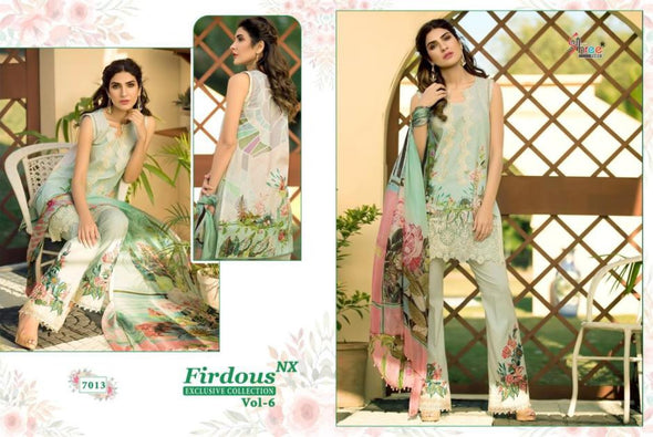 Shree Fabs Firdous Vol-6 Nx Pakistani Style Dress Material Catalog