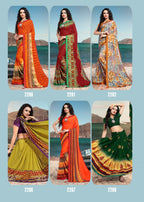 Kodas Rajvi Vol-10 Printed Saree Catalog Collection