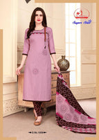 Miss World Super Star Cotton Summer Wear Printed Dress Material Catalog