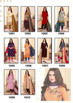 Miss World Super Star Cotton Summer Wear Printed Dress Material Catalog