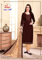 Miss World Super Star Cotton Summer Wear Printed Dress Material Catalog