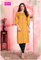 Rajvee Apple Cotton Stiched Kurti Catalog Collection
