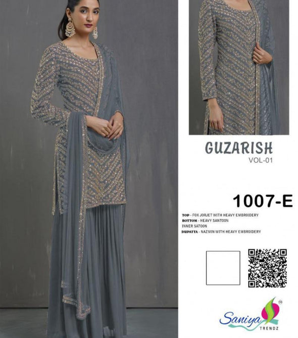 Saniya Guzarish 1 Georgette Embroidery Suits Catalog Collection