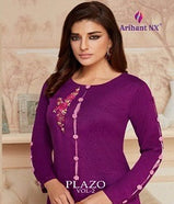 Arihant Plazo 2 Rayon Kurti With Plazzo Concept Catalog Collection
