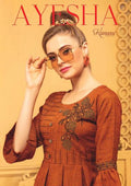 Kanasu Ayesha Designer Fancy Rayon Kurtis Catalog Collection