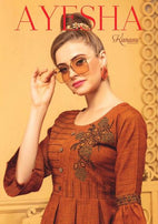 Kanasu Ayesha Designer Fancy Rayon Kurtis Catalog Collection