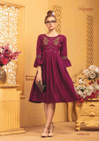 Kanasu Ayesha Designer Fancy Rayon Kurtis Catalog Collection