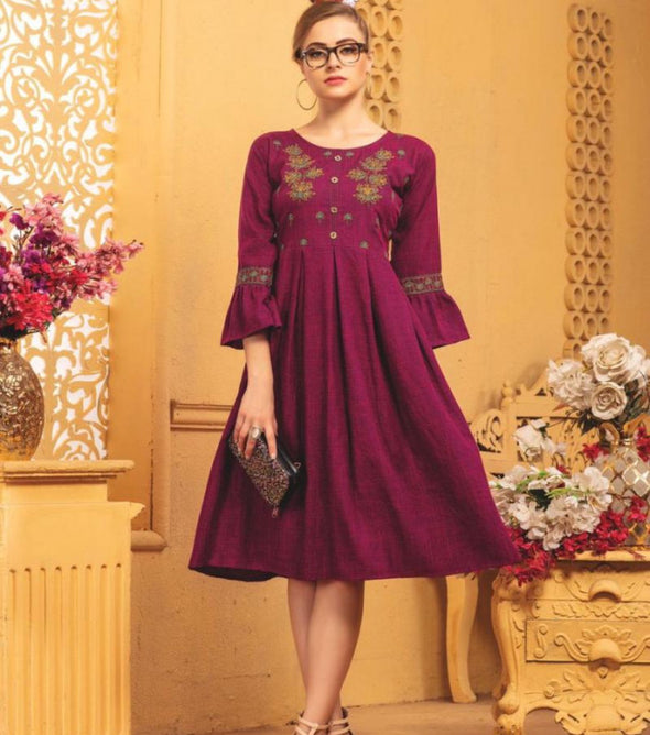 Kanasu Ayesha Designer Fancy Rayon Kurtis Catalog Collection