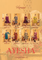 Kanasu Ayesha Designer Fancy Rayon Kurtis Catalog Collection