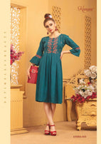 Kanasu Ayesha Designer Fancy Rayon Kurtis Catalog Collection