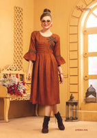 Kanasu Ayesha Designer Fancy Rayon Kurtis Catalog Collection