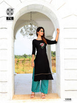 Aradhna-Plazo City 2 Rayon  Kurti With Plazzo Catalog Collection At Textile Mall