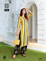 Aradhna-Plazo City 2 Rayon  Kurti With Plazzo Catalog Collection At Textile Mall