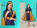 Kinti-Patang-12 Rayon Kurti With Storll Concept Catalog Collection