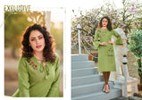 Poonam Diva 9 Cotton Work Designer Kurtis Catalog Collection