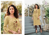 Poonam Diva 9 Cotton Work Designer Kurtis Catalog Collection