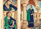 Alok-Ruhani Viscose Brasso Indian Style Suits Catalog Collection