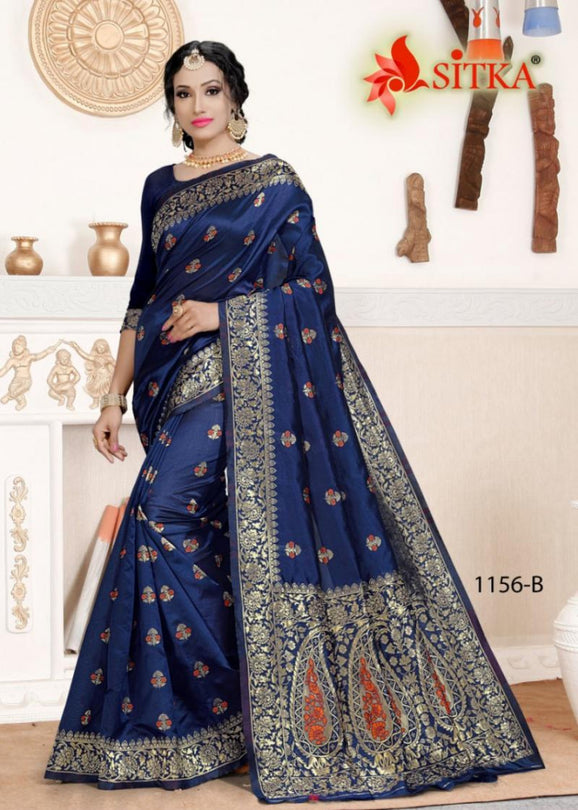 Sitka Phanton 1156 Cotton Silk Saree Catalog Collection